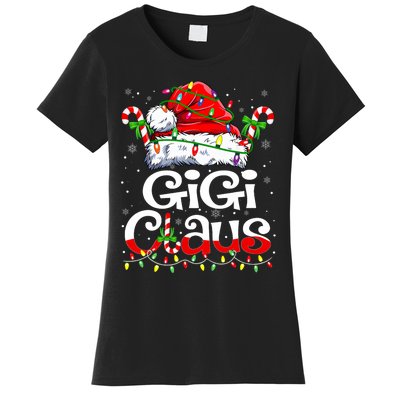 Gigi Claus Christmas Santa Matching Family Xmas Pajamas Women's T-Shirt