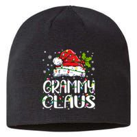 Grammy Claus Christmas Lights Pajama Family Matching Sustainable Beanie