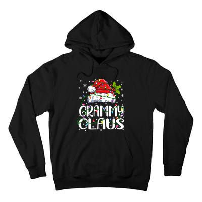 Grammy Claus Christmas Lights Pajama Family Matching Tall Hoodie