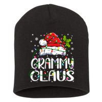 Grammy Claus Christmas Lights Pajama Family Matching Short Acrylic Beanie