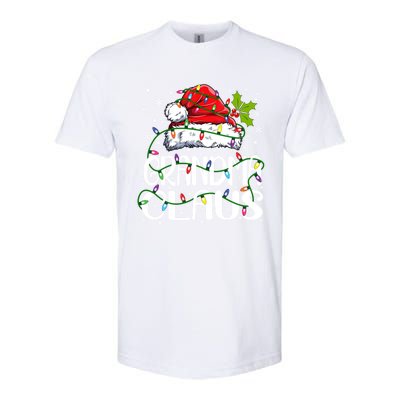 Grandma Claus Christmas Lights Pajama Family Matching Softstyle CVC T-Shirt