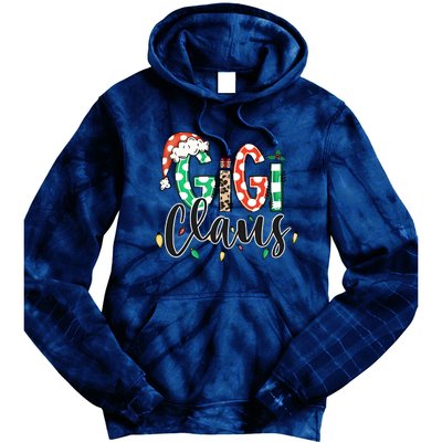 Gigi Claus Christmas Santa Claus Family Matching Tie Dye Hoodie