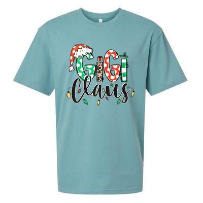 Gigi Claus Christmas Santa Claus Family Matching Sueded Cloud Jersey T-Shirt