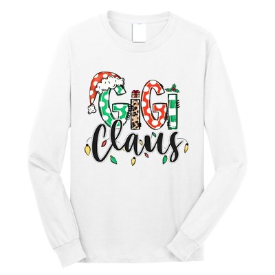 Gigi Claus Christmas Santa Claus Family Matching Long Sleeve Shirt