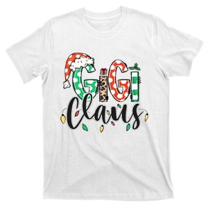 Gigi Claus Christmas Santa Claus Family Matching T-Shirt