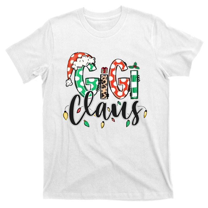 Gigi Claus Christmas Santa Claus Family Matching T-Shirt