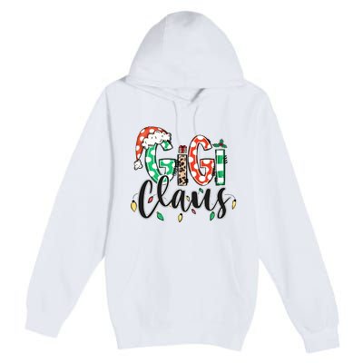 Gigi Claus Christmas Santa Claus Family Matching Premium Pullover Hoodie