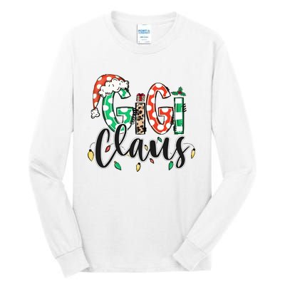 Gigi Claus Christmas Santa Claus Family Matching Tall Long Sleeve T-Shirt