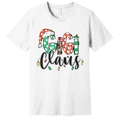 Gigi Claus Christmas Santa Claus Family Matching Premium T-Shirt