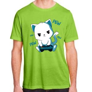 Gaming Cute Cat Gamer Kitty Adult ChromaSoft Performance T-Shirt