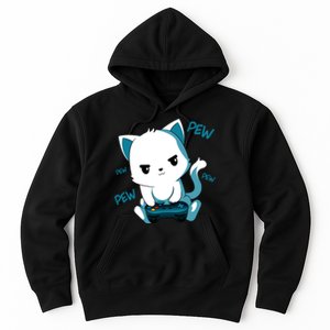 Gaming Cute Cat Gamer Kitty Hoodie