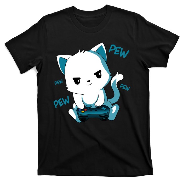 Gaming Cute Cat Gamer Kitty T-Shirt