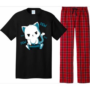 Gaming Cute Cat Gamer Kitty Pajama Set