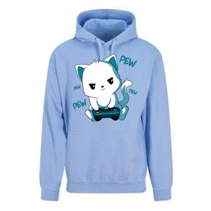 Gaming Cute Cat Gamer Kitty Unisex Surf Hoodie