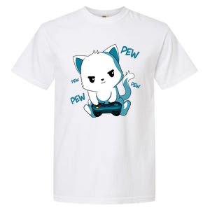 Gaming Cute Cat Gamer Kitty Garment-Dyed Heavyweight T-Shirt