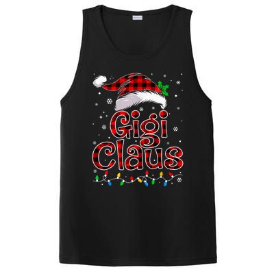 Gigi Claus Christmas Lights Pajama Family Matching PosiCharge Competitor Tank