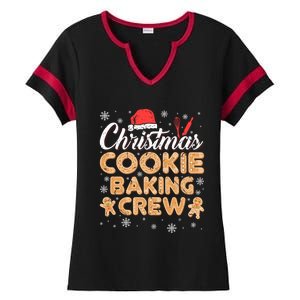 Gingerbread Christmas Cookie Baking Crew Gift Ladies Halftime Notch Neck Tee