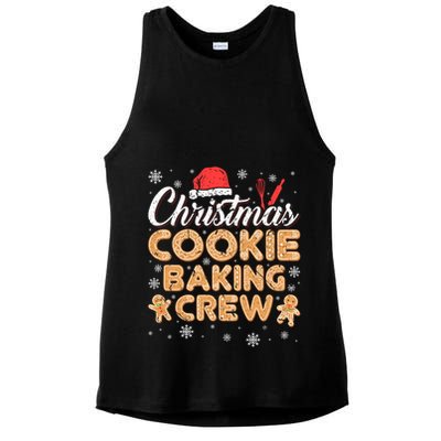 Gingerbread Christmas Cookie Baking Crew Gift Ladies PosiCharge Tri-Blend Wicking Tank