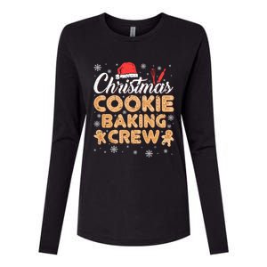 Gingerbread Christmas Cookie Baking Crew Gift Womens Cotton Relaxed Long Sleeve T-Shirt