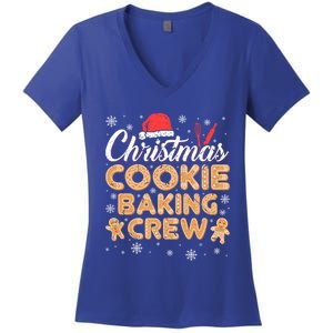 Gingerbread Christmas Cookie Baking Crew Gift Women's V-Neck T-Shirt