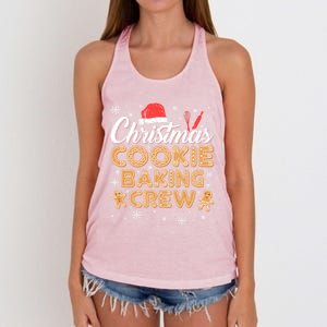 Gingerbread Christmas Cookie Baking Crew Gift Women's Knotted Racerback Tank