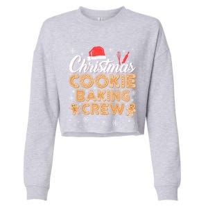 Gingerbread Christmas Cookie Baking Crew Gift Cropped Pullover Crew