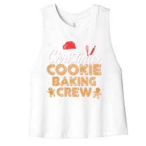 Gingerbread Christmas Cookie Baking Crew Gift Women's Racerback Cropped Tank