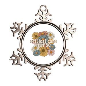 Groovy Critical Care Nurse Critical Care Nursing Gift Metallic Star Ornament