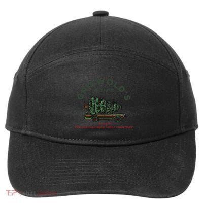 Griswold Co Christmas Tree Farm 7-Panel Snapback Hat