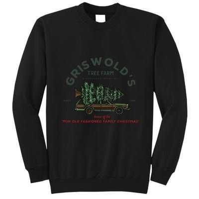 Griswold Co Christmas Tree Farm Tall Sweatshirt