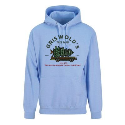 Griswold Co Christmas Tree Farm Unisex Surf Hoodie