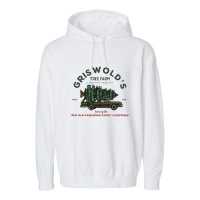 Griswold Co Christmas Tree Farm Garment-Dyed Fleece Hoodie