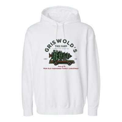 Griswold Co Christmas Tree Farm Garment-Dyed Fleece Hoodie