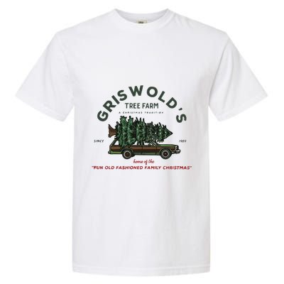 Griswold Co Christmas Tree Farm Garment-Dyed Heavyweight T-Shirt