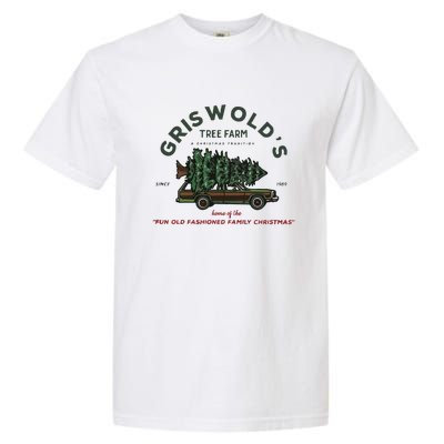 Griswold Co Christmas Tree Farm Garment-Dyed Heavyweight T-Shirt