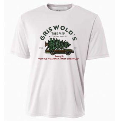 Griswold Co Christmas Tree Farm Cooling Performance Crew T-Shirt