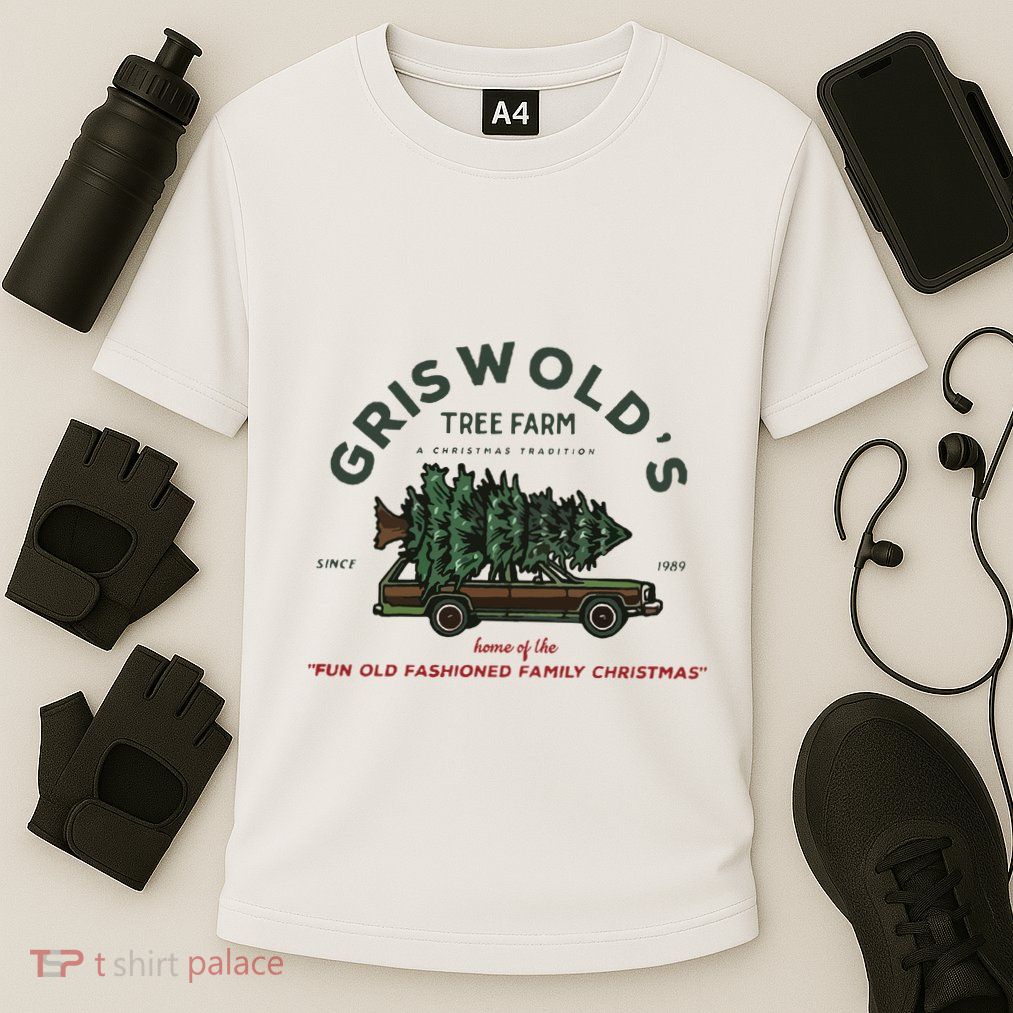 Griswold Co Christmas Tree Farm Performance Shirt