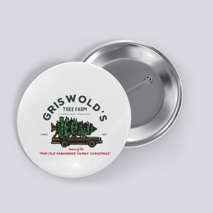 Griswold Co Christmas Tree Farm Button