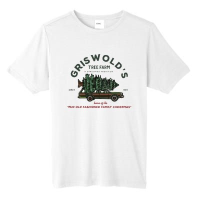 Griswold Co Christmas Tree Farm Tall Fusion ChromaSoft Performance T-Shirt