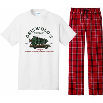 Griswold Co Christmas Tree Farm Pajama Set