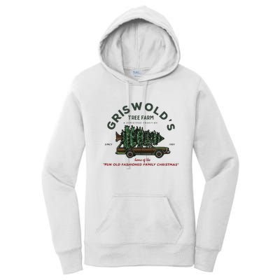 Griswold Co Christmas Tree Farm Women's Pullover Hoodie