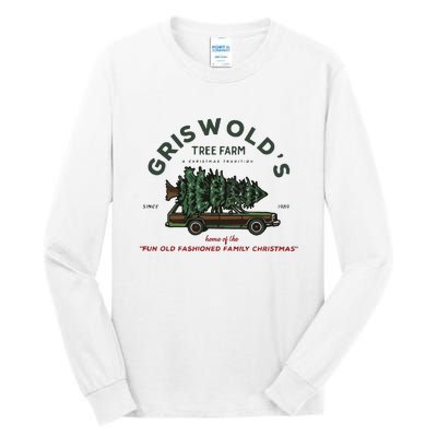 Griswold Co Christmas Tree Farm Tall Long Sleeve T-Shirt