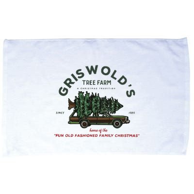 Griswold Co Christmas Tree Farm Microfiber Hand Towel