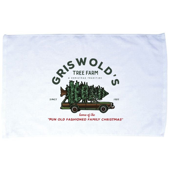 Griswold Co Christmas Tree Farm Microfiber Hand Towel