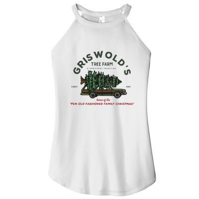 Griswold Co Christmas Tree Farm Women's Perfect Tri Rocker Tank