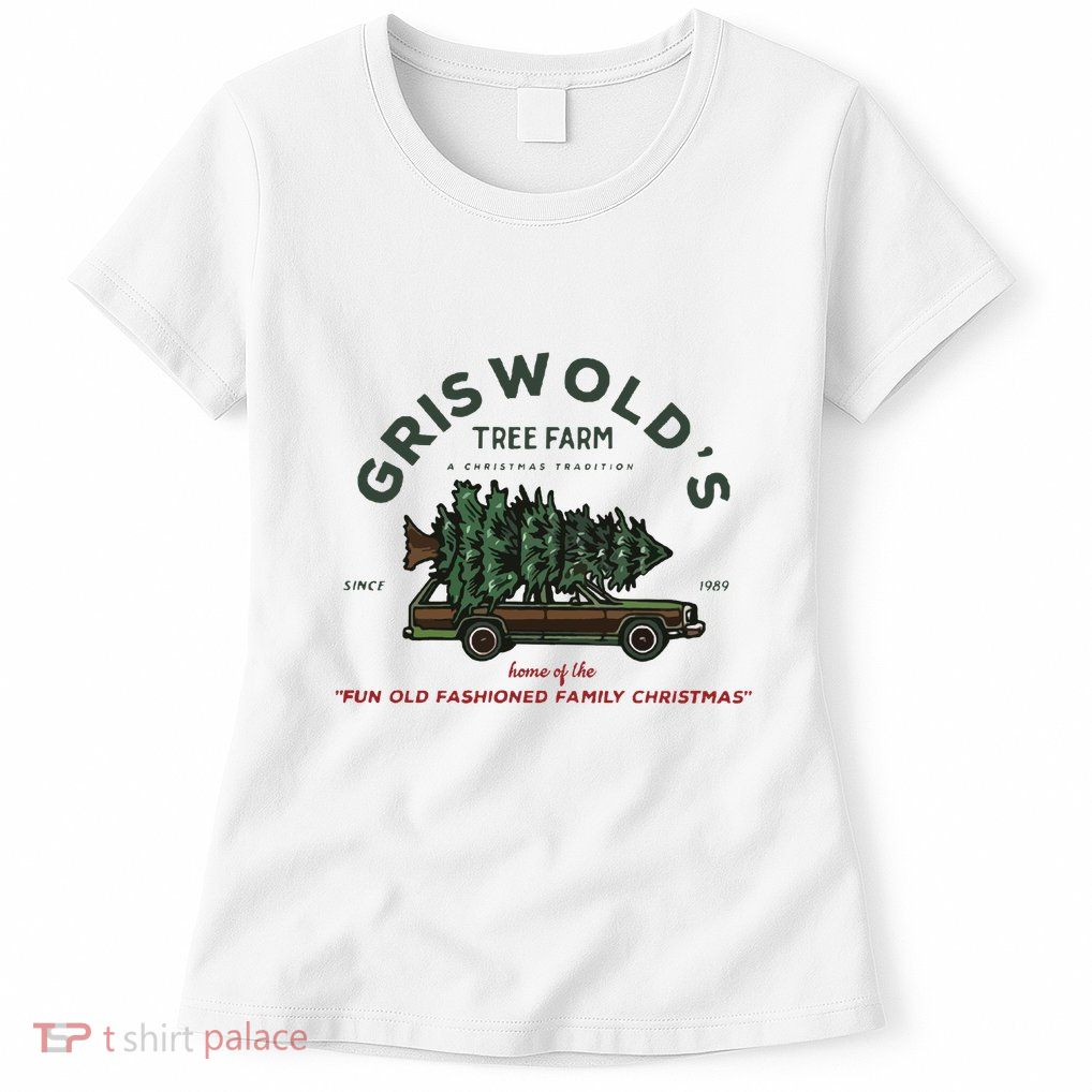 Griswold Co Christmas Tree Farm Womens T-Shirt