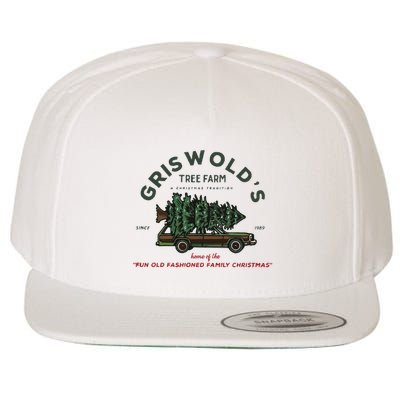 Griswold Co Christmas Tree Farm Wool Snapback Cap