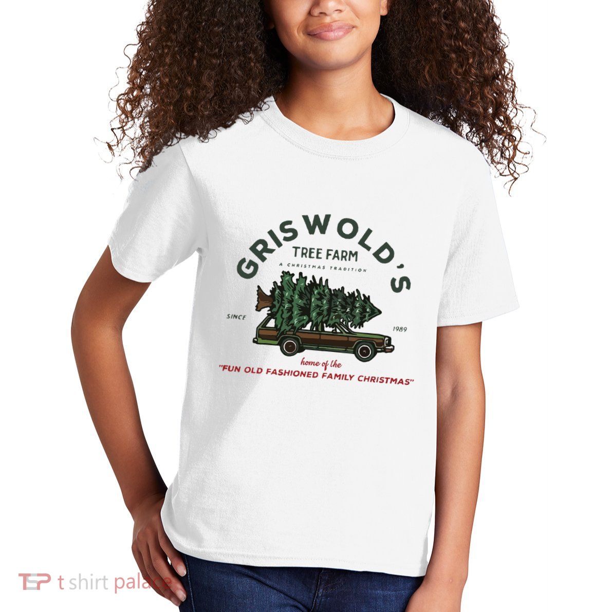 Griswold Co Christmas Tree Farm Kids T-Shirt