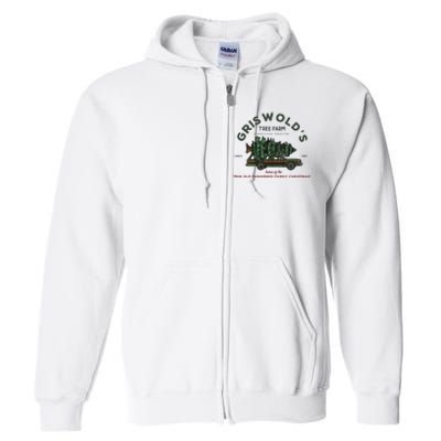 Griswold Co Christmas Tree Farm Full Zip Hoodie