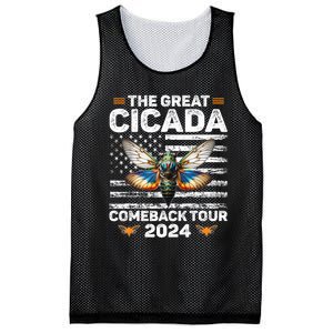 Great Cicada Come Back 2024 Cicada Invasion 2024 Mesh Reversible Basketball Jersey Tank